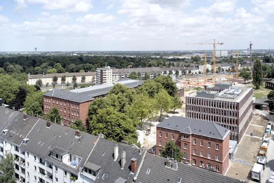 Neubau in Dsseldorf fertig