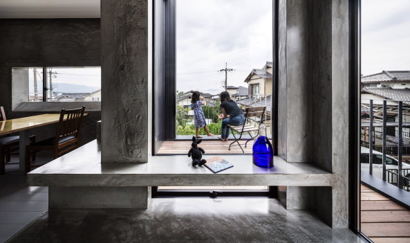 FORM/Kouichi Kimura Architects, Shape house, Shiga, Japan, Beton, concrete, Einfamilienhaus, one family house, BauNetz, uncube