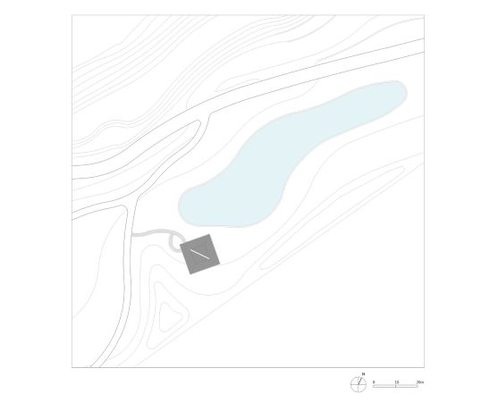 Nanjing, China, AZL architects, Nanjing Wanjing Garden Chapel, Kapelle, Kirche, Holz, wood, chapel, steel, Stahl, Schrgdach, Beleuchtung, skylight, Doppelhlle, Fassade, facade, Licht, Deckenlicht, Dachkonstruktion, Schindel, Dachschindel, shingle, SPF, Sonnenschutz, Metall