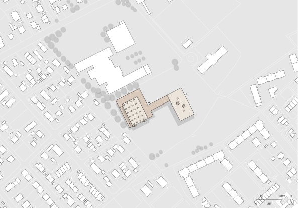 Hausmann Architekten GmbH, Mittelschule, Olching, Mnchen, Am Schwaigfeld, elementierte Aluminiumfassade, Sichtbeton, school, exposed concrete, aluminium panels, BauNetz, uncube