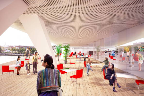 OMA, Brcke, Park, Washington D.C., OLIN, Bridges, Living Bridges, Highline High Line, New York, River, Anacostia, luxigon, scott kratz, mixed-use recreation project, howard university