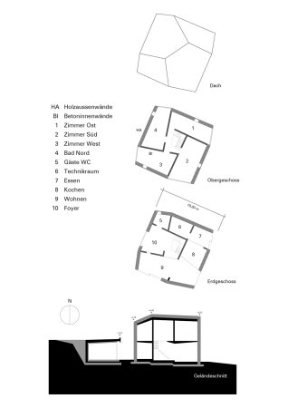 Manfred Lux, Neus-Schlipsheim, Wohnhaus, Obstgarten, Passivhaus, kristallin, housing, passive house, crystal, BauNetz, uncube