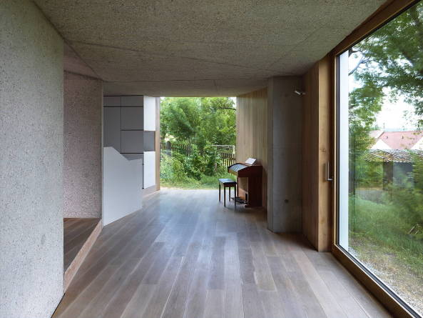 Manfred Lux, Neus-Schlipsheim, Wohnhaus, Obstgarten, Passivhaus, kristallin, housing, passive house, crystal, BauNetz, uncube