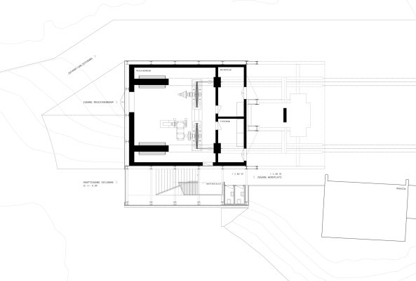 Zrich, Graubnden, ETH, Alder Clavuot Nunzi Architekten, Albigna Stausee, Seilbahn, Talstation, Sessellift, Bergell, Vicosoprano, Bergstation, Bruno Giacometti, Soglio, Elektrizittswerke der Stadt Zrich, Kraftwerk, Stromproduktion, power plant, Wasserkraft,