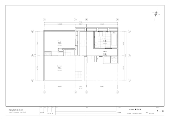 S-House, Haus, Wohnahus, house, Japan, Saitama, Transparenz, Glas, Fassade, Glasfassade, Wei, berkreuzung, Treppe, Tokio