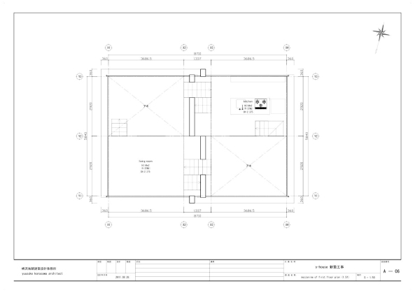 S-House, Haus, Wohnahus, house, Japan, Saitama, Transparenz, Glas, Fassade, Glasfassade, Wei, berkreuzung, Treppe, Tokio