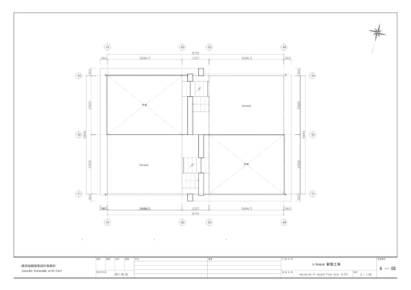 S-House, Haus, Wohnahus, house, Japan, Saitama, Transparenz, Glas, Fassade, Glasfassade, Wei, berkreuzung, Treppe, Tokio
