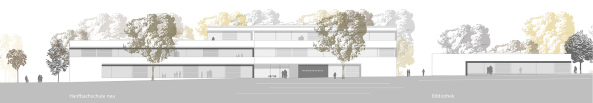 Wettbewerb, Mglingen, Stuttgart, Hanfbachschule, Gemeinschaftsschule, Bibliothek, mvmarchitekt starkearchitektur, Jrg Boettger, Huber Architekten, ama architekturbro, Michael Auerbacher Architekten, competition, school, library
