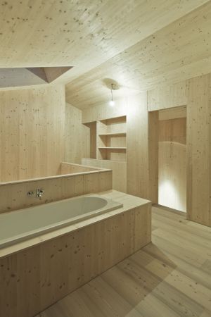 LP Architektur, Hof bei Salzburg, Einfamilienhaus, Holz, Holzbau, wood, Wohnen, housing, Monoholz, Brettsperrholz