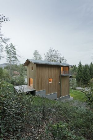 LP Architektur, Hof bei Salzburg, Einfamilienhaus, Holz, Holzbau, wood, Wohnen, housing, Monoholz, Brettsperrholz