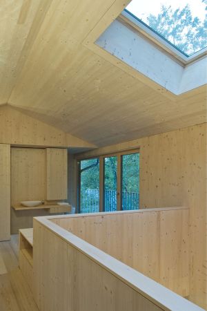 LP Architektur, Hof bei Salzburg, Einfamilienhaus, Holz, Holzbau, wood, Wohnen, housing, Monoholz, Brettsperrholz
