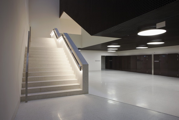 Muse d'ethnographie (MEG), Schweiz, Genf, Geneva, Geneve, Ethnographisches Museum, Ethnographie, Ethnografie, unterirdsich, Graber Pulver, Zrich, Switzerland, Beton, Galerie, Ausstellungshaus, exotisch, Fassade, Origami,