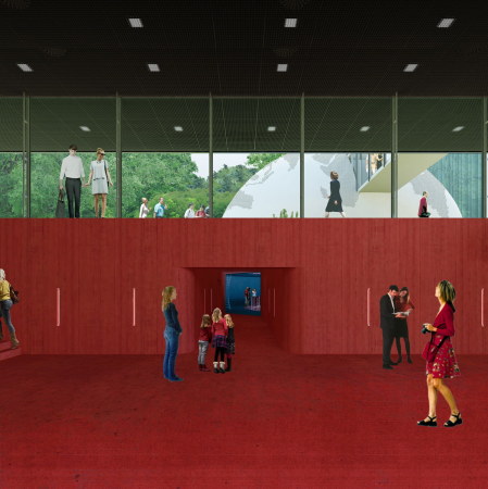 Kerkrade, Design, Museum, Grundsteinlegung, Europa, Europe, Gestaltung, Werkstatt, Planetarium, Shift Architecture Urbanism C-City, Cube, Columbus, 3-D Kino, OMA, Rem Koolhaas, Wrfel, German Red Dot, Cooper Hewitt, Smithsonian Design Museum