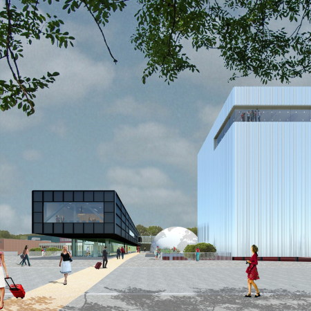 Kerkrade, Design, Museum, Grundsteinlegung, Europa, Europe, Gestaltung, Werkstatt, Planetarium, Shift Architecture Urbanism C-City, Cube, Columbus, 3-D Kino, OMA, Rem Koolhaas, Wrfel, German Red Dot, Cooper Hewitt, Smithsonian Design Museum