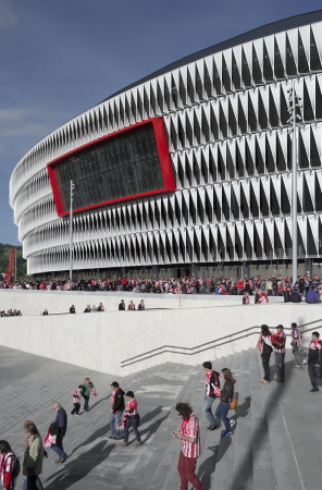 San-Mames-Stadion, Bilbao, ACXT, Athletic Club de Bilbao, Fu�ball, soccer, stadium, sports facility, Spain, BauNetz, uncube