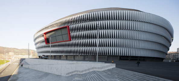 San-Mames-Stadion, Bilbao, ACXT, Athletic Club de Bilbao, Fu�ball, soccer, stadium, sports facility, Spain, BauNetz, uncube