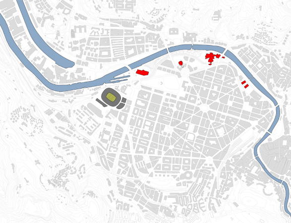 San-Mames-Stadion, Bilbao, ACXT, Athletic Club de Bilbao, Fuball, soccer, stadium, sports facility, Spain, BauNetz, uncube