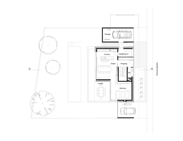 Villa, Weil der Stadt, AMP Architekten, Hanglage, Panoramablick, hill, panoramic view, BauNetz, uncube