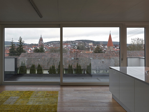 Villa, Weil der Stadt, AMP Architekten, Hanglage, Panoramablick, hill, panoramic view, BauNetz, uncube
