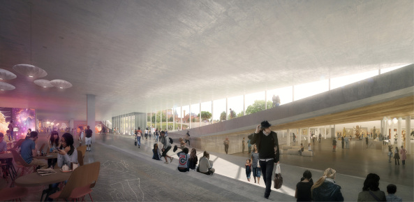 BIG, Washington D.C., Museum, Smithonian, Museum, Mall, Kunst, unterirdisch, Museumslandschaft, Amerika, Amercia, USA, Kunst, Kultur, Sackler, Galerie, Museumsinsel, Jefferson Drive, National Mall, Castle, Burg, National Museum of African Art