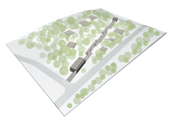 Gedenksttte, memorial, Wald der Erinnerungen, Gedenksttte der Bundeswehr, Potsdam, Henning-von-Tresckow-Kaserne, Rthnick, Bundeswehr, Architecture and Urban Space, Ehrenhaine, Ziegelsteine, Ziegel, Backstein, Wald, Erinnerung, Gedchtnis, Gedenken, Weg der Erinnerung, Soldaten, Stele, Denkmal, brick