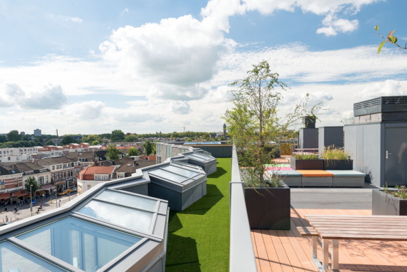 Utrecht, Bahnhof, Central Station, Ma�werk, Beton, Glas, Wohungsbau, Niederlande, Balkone, Treppen, Fassade, Ziegel, Stein, Kop van Lombok, Moschee, Mosque, Religion, Bouwfonds Ontwikkeling, Regio Midden, Amersfoort, Architectenbureau Marlies Rohmer, Floris Hund, Ronald Hageman, Kirsten Gabri�ls, Jan van Erven Dorens, Martin Koster, Boris Briels, Thea van den Heuvel, DAPh, Mietwohnung, zur Miete, renting, building, architecture,