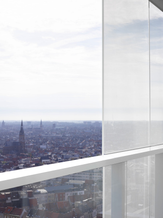 Studio Farris Architects, ELD partnership, Antwerpen, Antwerp, Park Tower, Wohnhochhaus, housing tower, residential high rise building, BauNetz, uncube