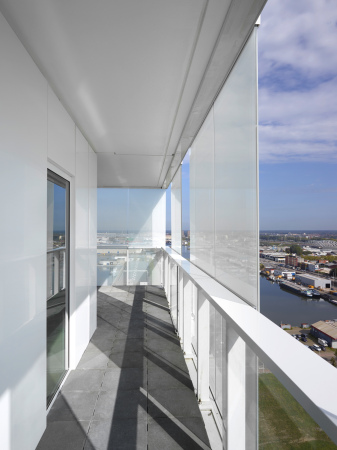 Studio Farris Architects, ELD partnership, Antwerpen, Antwerp, Park Tower, Wohnhochhaus, housing tower, residential high rise building, BauNetz, uncube