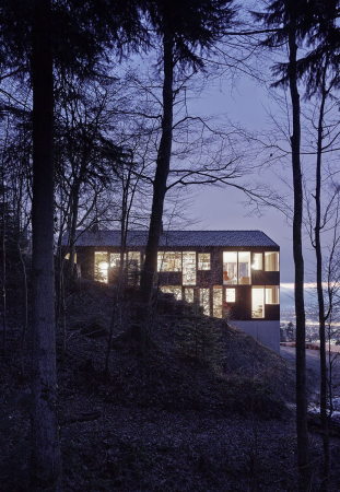 Wohnhaus, Beton, Umbau, Neubau, Erweiterung, Bestand, stereich, Rheintal, Dornbirn, Bodensee, Hang, Abhnag, Wohnhaus, Villa, Einfamilienhaus, Hanglage, Jochen Specht, Architekt, Haus Hohlen, Holzbau, Vorfertigung, Konstruktion, Holzkonstruktion, Sanierung, Pfosten-Riegel-Skelett, Bootsbau