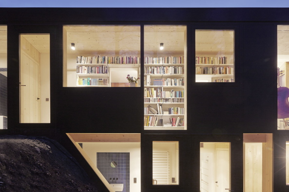 Wohnhaus, Beton, Umbau, Neubau, Erweiterung, Bestand, stereich, Rheintal, Dornbirn, Bodensee, Hang, Abhnag, Wohnhaus, Villa, Einfamilienhaus, Hanglage, Jochen Specht, Architekt, Haus Hohlen, Holzbau, Vorfertigung, Konstruktion, Holzkonstruktion, Sanierung, Pfosten-Riegel-Skelett, Bootsbau