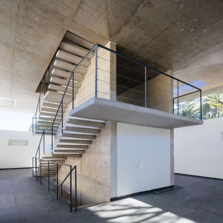 Triptyque, Groenlndia, commercial space, Laden, Geschft, Marmor, marble, Garten, concrete, Beton, glass, Glas, Transparenz, transparency, Licht, Sule, pillar, Fenster, Terrasse, terrace