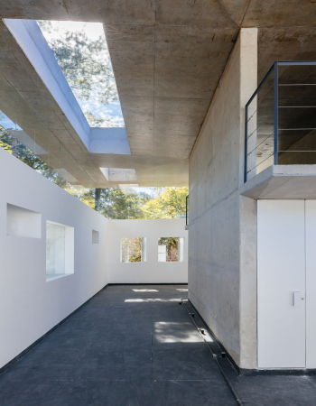 Triptyque, Groenl�ndia, commercial space, Laden, Gesch�ft, Marmor, marble, Garten, concrete, Beton, glass, Glas, Transparenz, transparency, Licht, S�ule, pillar, Fenster, Terrasse, terrace