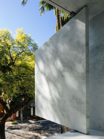 Triptyque, Groenl�ndia, commercial space, Laden, Gesch�ft, Marmor, marble, Garten, concrete, Beton, glass, Glas, Transparenz, transparency, Licht, S�ule, pillar, Fenster, Terrasse, terrace