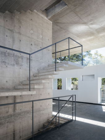 Triptyque, Groenl�ndia, commercial space, Laden, Gesch�ft, Marmor, marble, Garten, concrete, Beton, glass, Glas, Transparenz, transparency, Licht, S�ule, pillar, Fenster, Terrasse, terrace