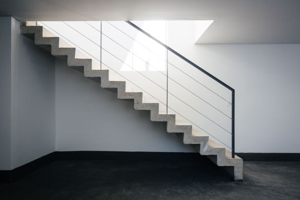 Triptyque, Groenl�ndia, commercial space, Laden, Gesch�ft, Marmor, marble, Garten, concrete, Beton, glass, Glas, Transparenz, transparency, Licht, S�ule, pillar, Fenster, Terrasse, terrace