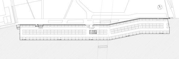 Prkdeck Landesgartenschau Deggendorf, Deggendorf, Parkdeck, Brcke, Gartenschau, Verkehr, Tourismus, Donau, Infrastruktur, Hochwasser, Deich, Stadtpark, Fugngerbrcke, Autobahn, Park, flood, pedestrian bridge, Deichgrten, Landschaftsplanung, Fassade, Freitreppe, facade, stairs, Aluminium, Farbe, Sichtbeton, concrete, Perspektive, Belftung, ventilation, Skelettbau, frame construction