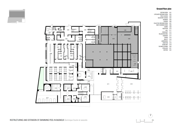 Schwimmbad, Fensterfront, Anbau, Sanierung, Erweiterung, Beton, Paris, Glas, Licht, concrete, glass, window, extension, restruction, swimming pool, Bagneux, Pool, Hallenbad, Frankreich, France