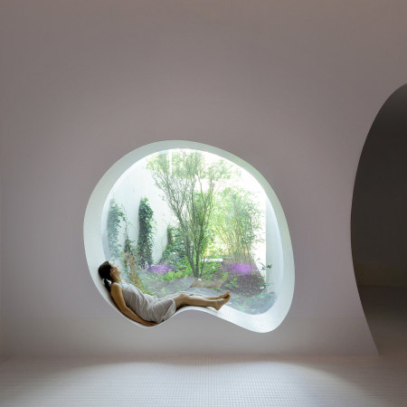 Schwimmbad, Fensterfront, Anbau, Sanierung, Erweiterung, Beton, Paris, Glas, Licht, concrete, glass, window, extension, restruction, swimming pool, Bagneux, Pool, Hallenbad, Frankreich, France