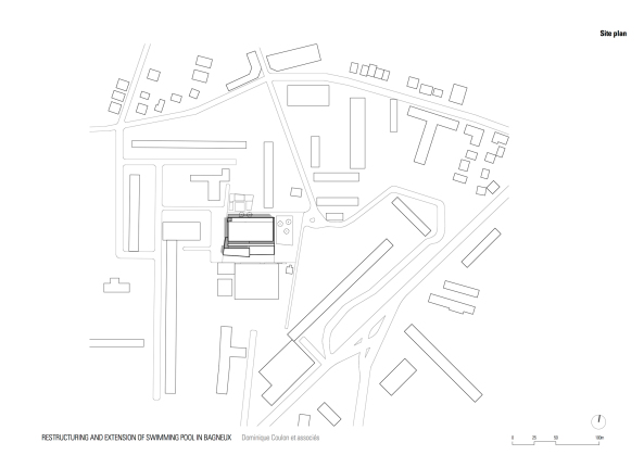 Schwimmbad, Fensterfront, Anbau, Sanierung, Erweiterung, Beton, Paris, Glas, Licht, concrete, glass, window, extension, restruction, swimming pool, Bagneux, Pool, Hallenbad, Frankreich, France