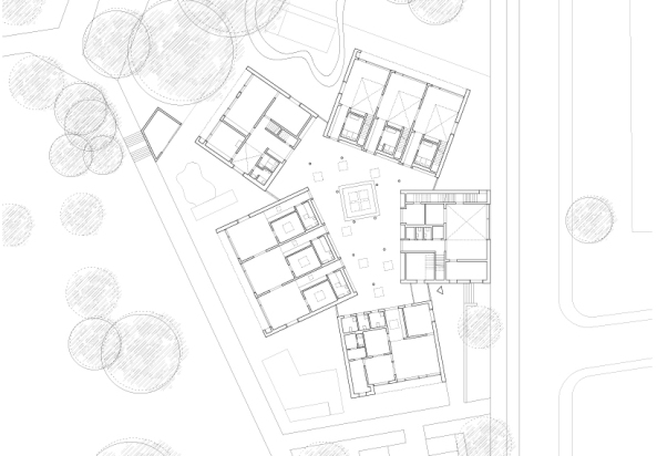 Kindergarten, Kinderhort, Kindertagessttte, Kinderdorf, Holz, Passivhaus, Freising, Mnchen, Deutschland