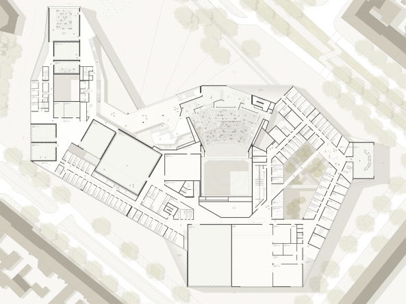 Wettbewerb, Badisches Staatstheater Karlsruhe, Theater, Karlsruhe, Kultur, culture, competition, Delugan Meissl, Wenzel +  Wenzel, Dietrich Untertrifaller, Waechter und Waechter, wulf architekten, gmp