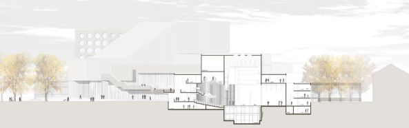 Wettbewerb, Badisches Staatstheater Karlsruhe, Theater, Karlsruhe, Kultur, culture, competition, Delugan Meissl, Wenzel +  Wenzel, Dietrich Untertrifaller, Waechter und Waechter, wulf architekten, gmp