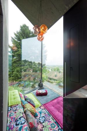 Wohnhaus, Schweiz, Swiss, Stahlbeton, reinforced concrete, Sichtbeton, exposed concrete, Glas, glass, Dielsdorf