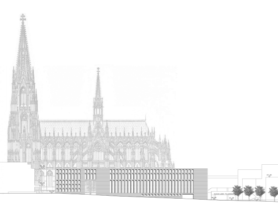 Allmann Sattler Wappner, Peter Bhm, Carmody Groake, Caruso St. John, Christian Kerez, Kaspar Kraemer, Peter Kulka, Lederer Ragnarsdttir Oei, Meck Architekten, Schaller Theodor Architekten, Schilling Architekten, Staab Architekten, Van den Valentyn Architektur, Kln, Dom, Weltkulturerbe, Roncalliplatz, Klnische Stadtmuseum, Rmisch-Germanische Museum, Via Culturalis, Peter Zlonicky, Kurienhaus, Dombaumeister Willy Weyres, Spanischen Bau, Neubau, Museum, Museumsmeile , Werkstattverfahren, Vorplatz, Riegel,