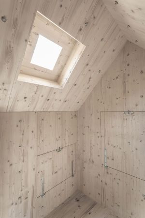 Antoine, Stone, Stein, Alpen, Bureau A, Schweiz, Switzerland, Verbier 3D Foundation, mountain, Berge, Holz, wood, Landschaft, Charles-Ferdinand Ramuz, Beton, concrete, Versteck, camouflage, Htte, shelter, Andr Bloc, Claude Parent