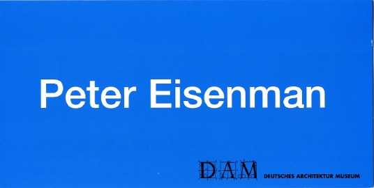 Peter Eisenman spricht in Frankfurt