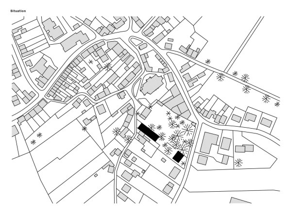 Belgien, Denkmal, Presbyterium, Konversion, walled-garden, Van Noten, De Kort Van Schaik, Gemeindezentrum, Beton, Sichtbeton