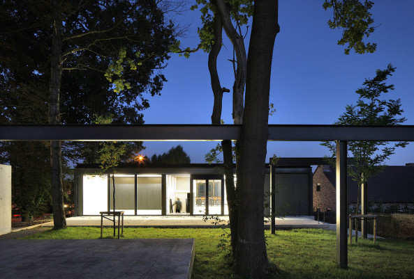 Belgien, Denkmal, Presbyterium, Konversion, walled-garden, Van Noten, De Kort Van Schaik, Gemeindezentrum, Beton, Sichtbeton