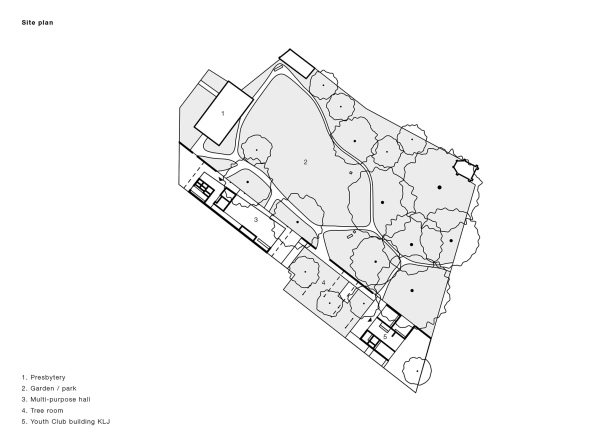 Belgien, Denkmal, Presbyterium, Konversion, walled-garden, Van Noten, De Kort Van Schaik, Gemeindezentrum, Beton, Sichtbeton