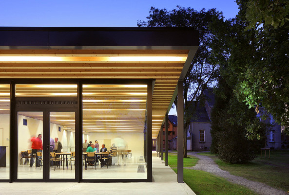 Belgien, Denkmal, Presbyterium, Konversion, walled-garden, Van Noten, De Kort Van Schaik, Gemeindezentrum, Beton, Sichtbeton